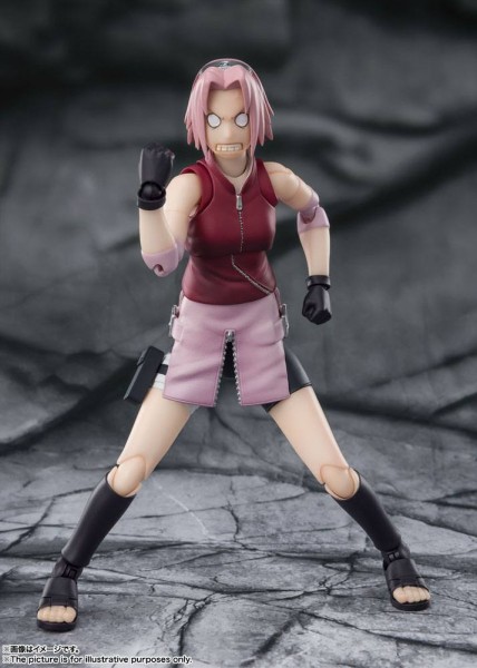 Naruto Shippuden S.H. Figuarts Action Figure Sakura Haruno -Inheritor of Tsunade's indominable will-