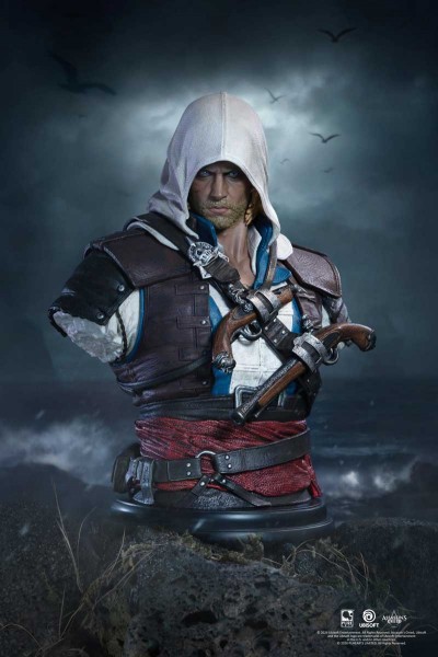 Assassin’s Creed Black Flag Resynced Edward Kenway 1/4 Scale Büste