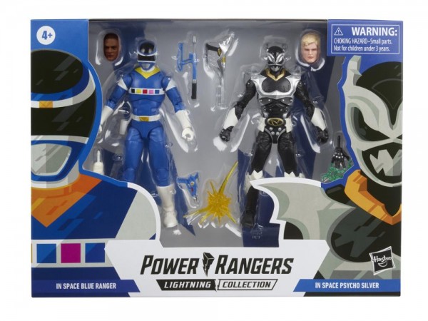Power Rangers Lightning Collection Action Figures 15 cm In Space Blue Ranger & Psycho Silver (2-Pack)