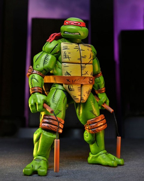 Teenage Mutant Ninja Turtles (Mirage Comics) Actionfiguren 4er-Pack Leonardo, Raphael, Michelangelo,