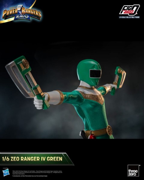 Power Rangers Zeo FigZero Action Figure 1/6 Ranger IV Green 30 cm