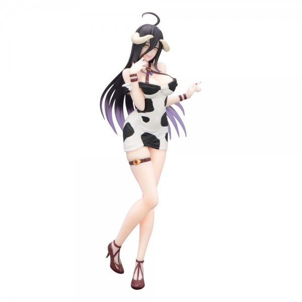 Overlord Trio-Try-iT PVC Statue Albedo Mini Dress Cow Pattern Ver. 21 cm