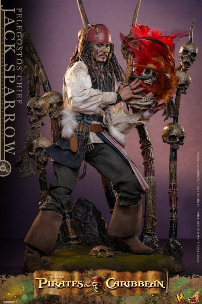 Pirates of the Caribbean - Fluch der Karibik 2 DX Actionfigur 1/6 Pelegostos Chief Jack Sparrow