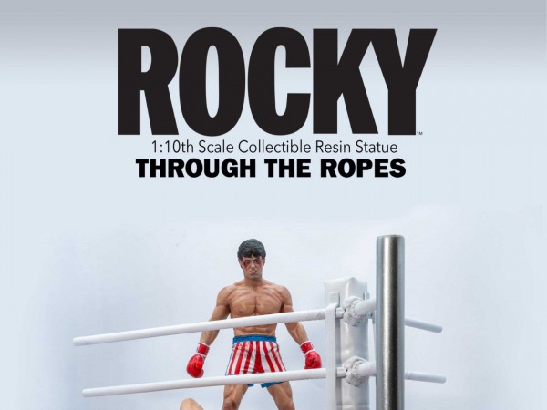 Rocky Over Drago Through The Ropes 1/10 Statue