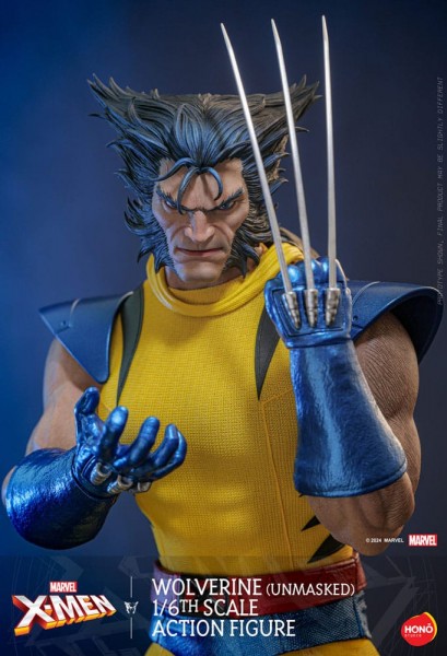 Marvel X-Men Action Figure 1/6 Wolverine (Unmasked) 28 cm