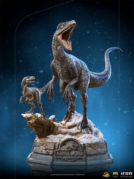 Jurassic World: Dominion Art Scale Statue 1/10 Blue & Beta (Deluxe)