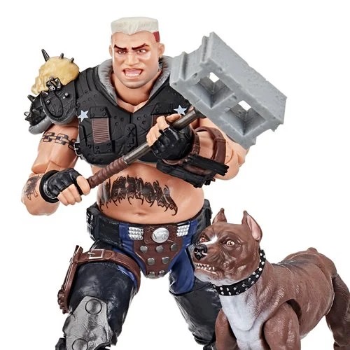 G.I. Joe Classified Series Dreadnok Road Pig and Rawkus Pet Dog Pit Bull Actionfigur