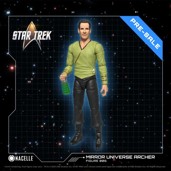 Star Trek Enterprise Spiegel Universum Archer Actionfigur 16,2 cm