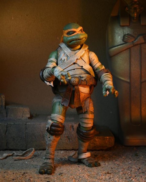 Universal Monsters x TMNT Actionfigur Ultimate Michelangelo as The Mummy