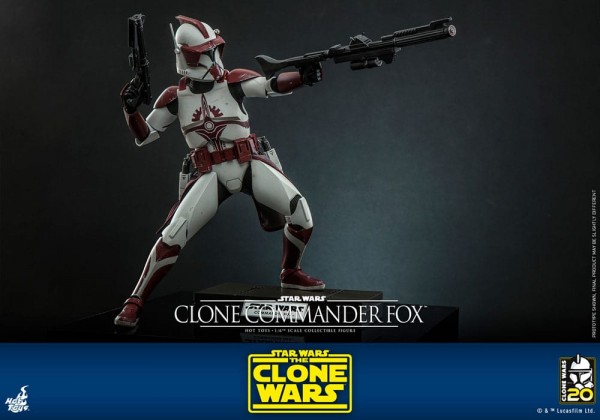 Star Wars: The Clone Wars Actionfigur 1/6 Clone Commander Fox 30 cm
