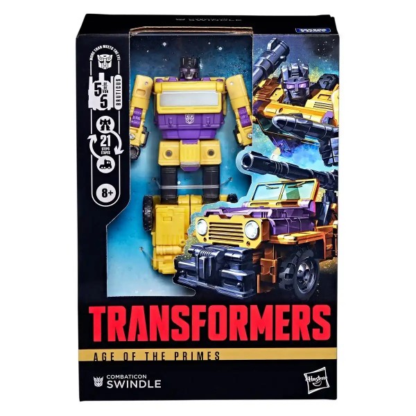 Transformers Age of the Primes Voyager Class Combaticon Swindle Actionfigur
