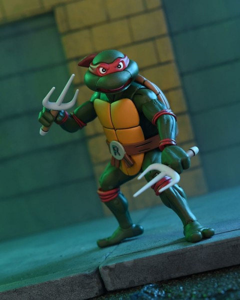 Teenage Mutant Ninja Turtles (Cartoon) Actionfigur Ultimate Raphael VHS 18 cm