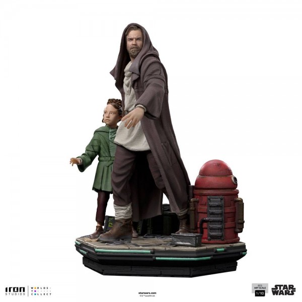 Star Wars Obi-Wan Kenobi Art Scale Statue 1/10 Obi-Wan &amp; Young Leia