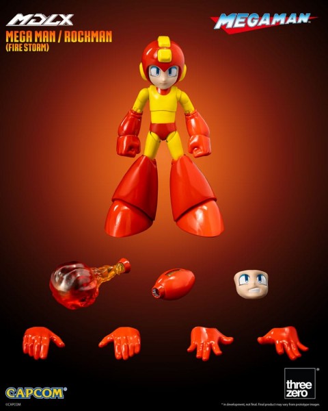 Mega Man MDLX Actionfigur Mega Man / Rockman (Fire Storm) 10 cm