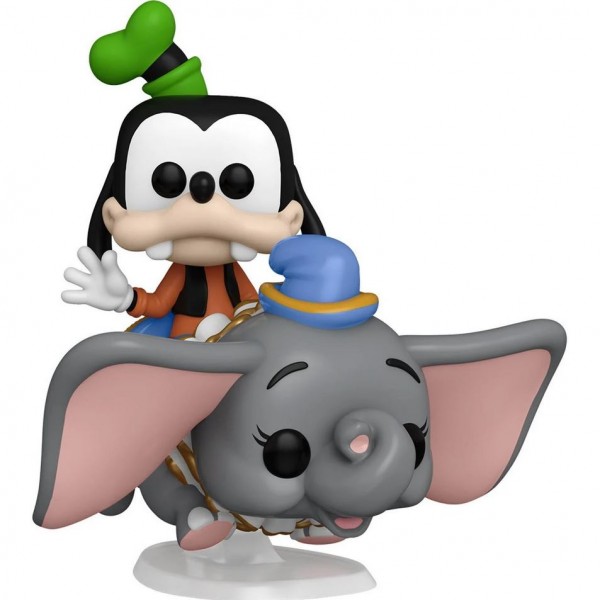 Walt Disney World 50th Anniversary Funko Pop! Rides Vinyl Figure Goofy at the Dumbo Flying Elephant Attraction (Deluxe)