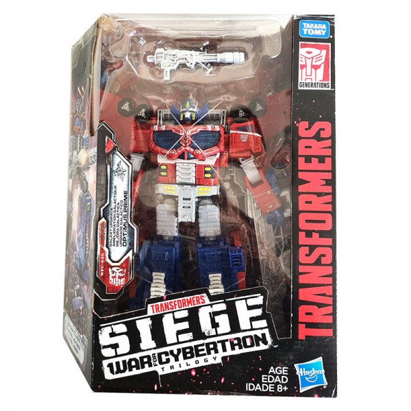 B-Stock Transformers Generations Siege Leader Wave 2 Optimus Prime (Galaxy Upgrade) - damaged packaging
