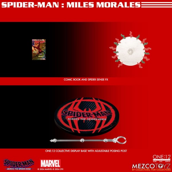 Spider-Man Actionfigur 1/12 Miles Morales 17 cm