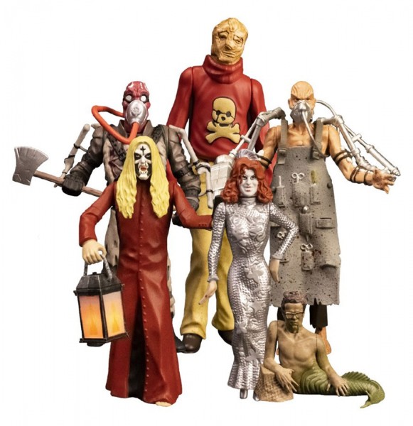 House of 1000 Corpses 5-Inch Action Figure-Set (4) BAF Tiny Firelfy