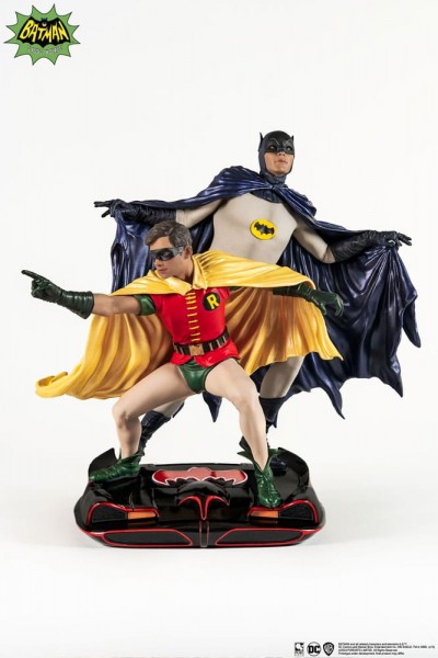 DC Comics PVC Diorama Statue 1/8 Batman &amp; Robin 1966 23 cm