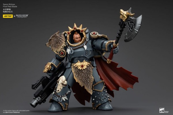 Warhammer The Horus Heresy Actionfigur 1/18 Space Wolves Hvarl Red-Blade 14 cm