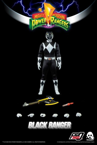 Mighty Morphin Power Rangers FigZero Actionfigur 1/6 Black Ranger