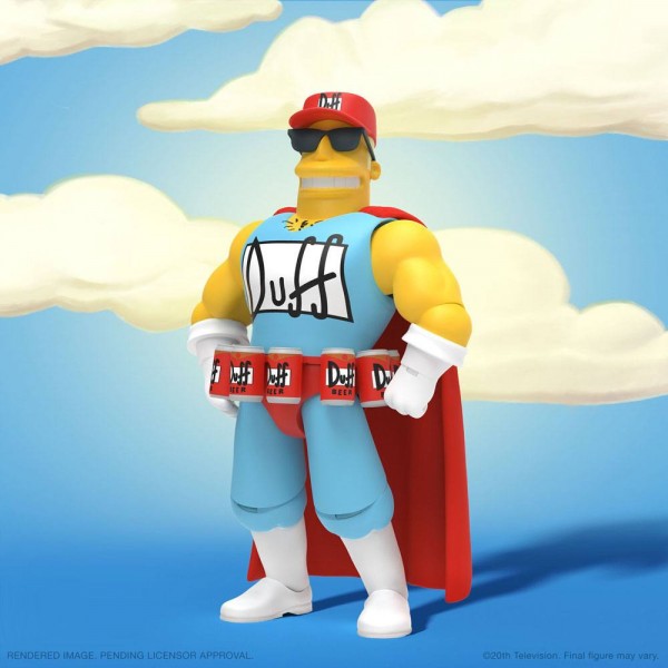 The Simpsons Ultimates Action Figure Duffman