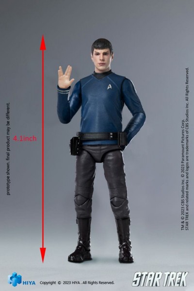 Star Trek Exquisite Mini Actionfigur 1:18 Star Trek 2009 Spock 10 cm