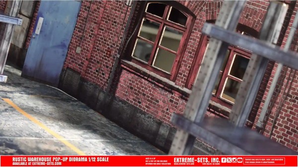 Extreme Sets Rustic Warehouse Pop-Up Diorama 1/12
