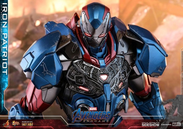Avengers Endgame Movie Masterpiece Diecast Action Figure 1/6 Iron Patriot