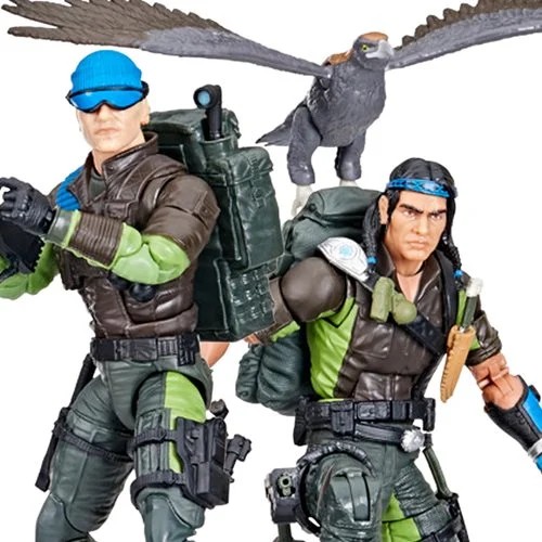 G.I. Joe Classified Series #128, Mad Marauders Low-Light, Spirit Iron-Knife &amp; Niyol Action Figures