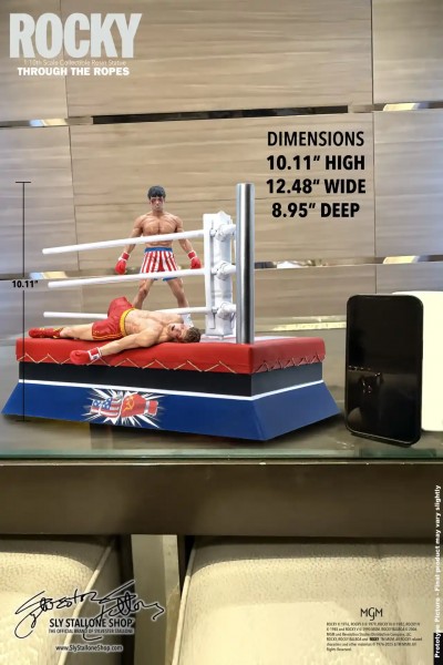 Rocky Over Drago Through The Ropes 1/10 Statue