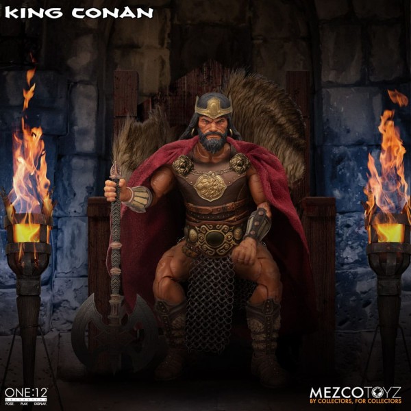 Conan the Barbarian Action Figure 1:12 King Conan 17 cm