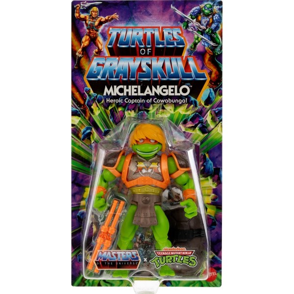 Masters of the Universe Origins Turtles of Grayskull Wave 3 Michelangelo Actionfigur