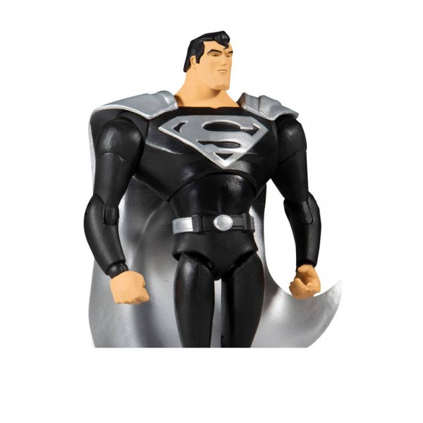 DC Multiverse Action Figure Superman Black Suit Variant (Superman: The Animated Series)
