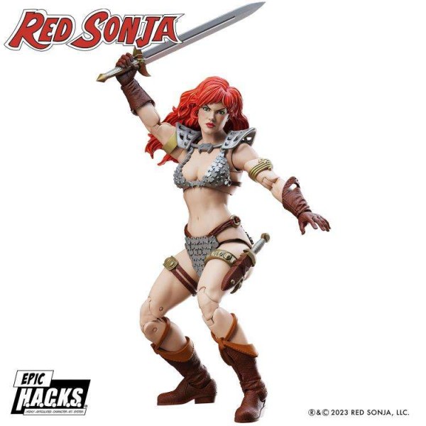 Red Sonja 50th Anniversary Epic H.A.C.K.S. Actionfigur