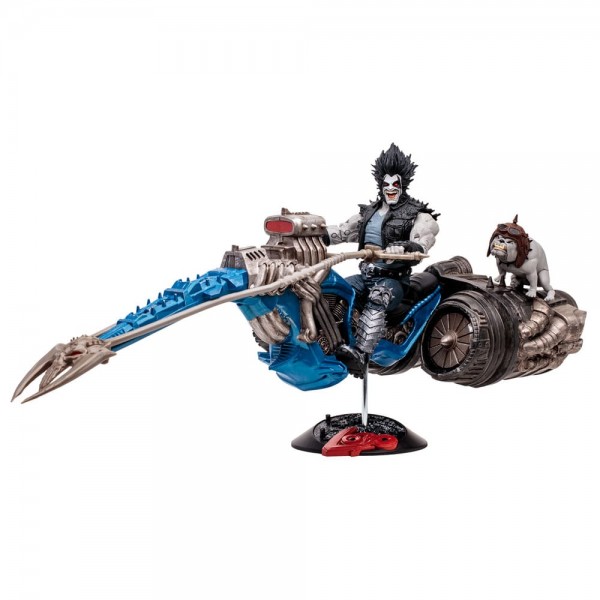 DC Multiverse Vehicles Lobo with Spacehog (Gold Label)