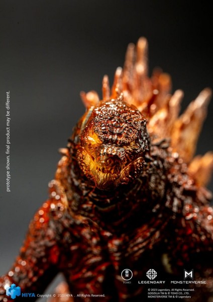 Godzilla Exquisite Basic Action Figure Godzilla: King of the Monsters Burning Godzilla 18 cm