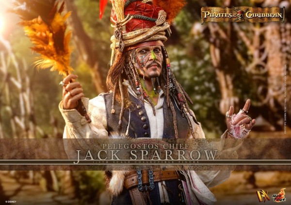 Pirates of the Caribbean - Fluch der Karibik 2 DX Actionfigur 1/6 Pelegostos Chief Jack Sparrow