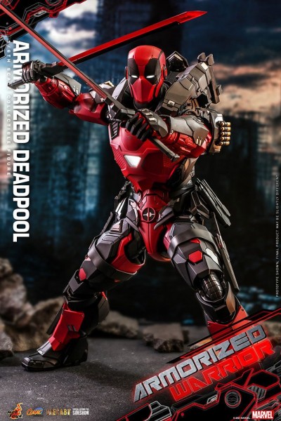 Marvel Comic Masterpiece Actionfigur 1/6 Armorized Deadpool
