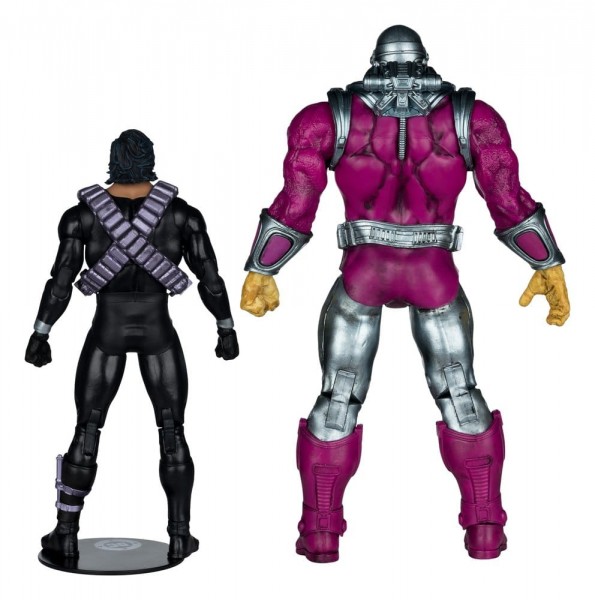 DC Multiverse Megafig Actionfigur 2er Pack Mongul vs Superman (Return of Superman) 25 cm