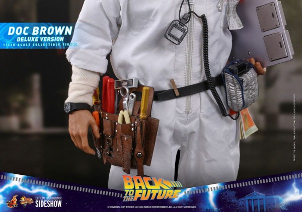 Zurück in die Zukunft Movie Masterpiece Actionfigur 1/6 Doc Brown (Deluxe Version)