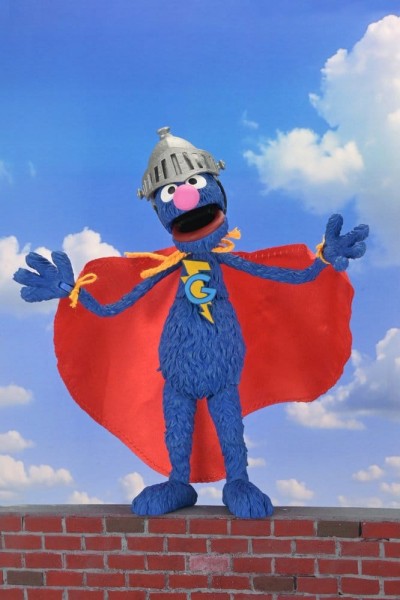 Sesamstraße Ultimate Actionfigur Super Grover 18 cm