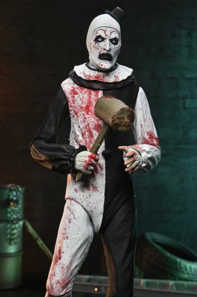Terrifier 2 Art The Clown Blood Splattered Ultimate Actionfigure