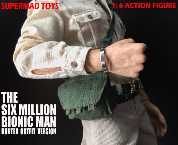 Supermad Toys 1/6 Action Figure The Six Million Bionic Man (Hunter Outfit)