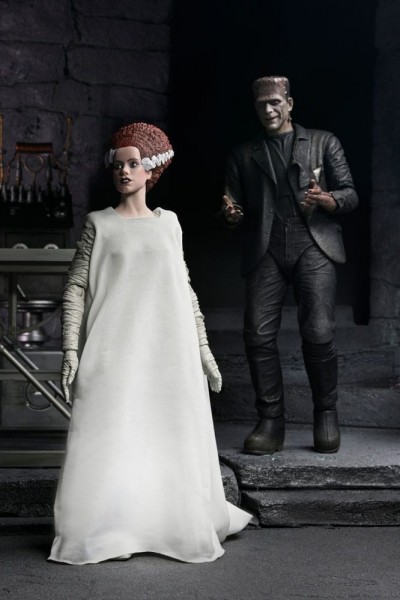 Universal Monsters 2er-Pack Bride of Frankenstein 90th Anniversary The Monster & His Mate 18 cm
