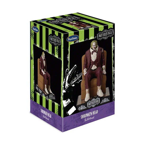 Beetlejuice Shrunken Head Bobblehead
