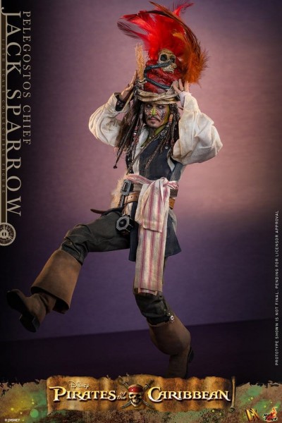 Pirates of the Caribbean - Fluch der Karibik 2 DX Actionfigur 1/6 Pelegostos Chief Jack Sparrow