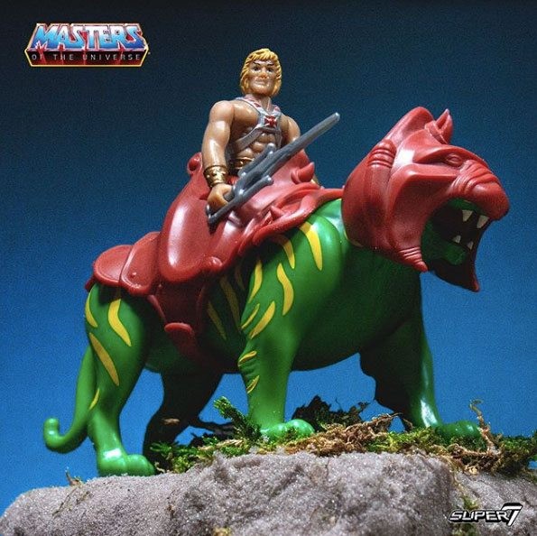 Masters of the Universe ReAction Action Figures He-Man & Battlecat (2-Pack)