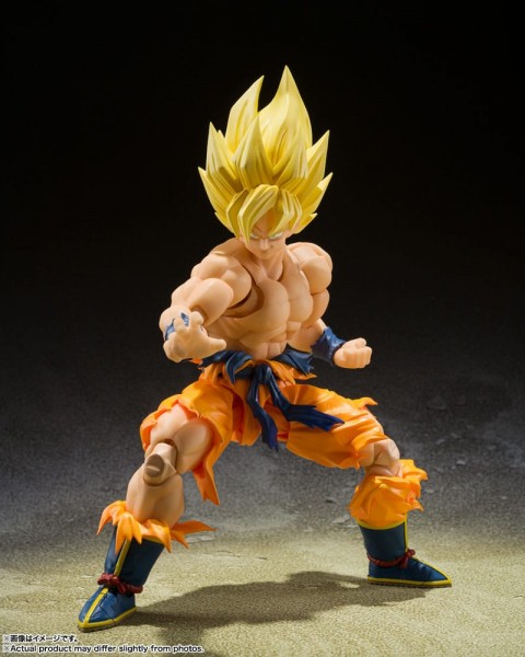 Dragon Ball Z S.H. Figuarts Actionfigur Super Saiyan Son Goku - Legendary Super Saiyan - 14 cm