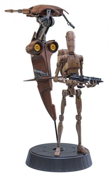 Star Wars: The Phantom Menace Movie Masterpiece Actionfiguren Set 1/6 Battle Droid &amp; STAP 32 cm